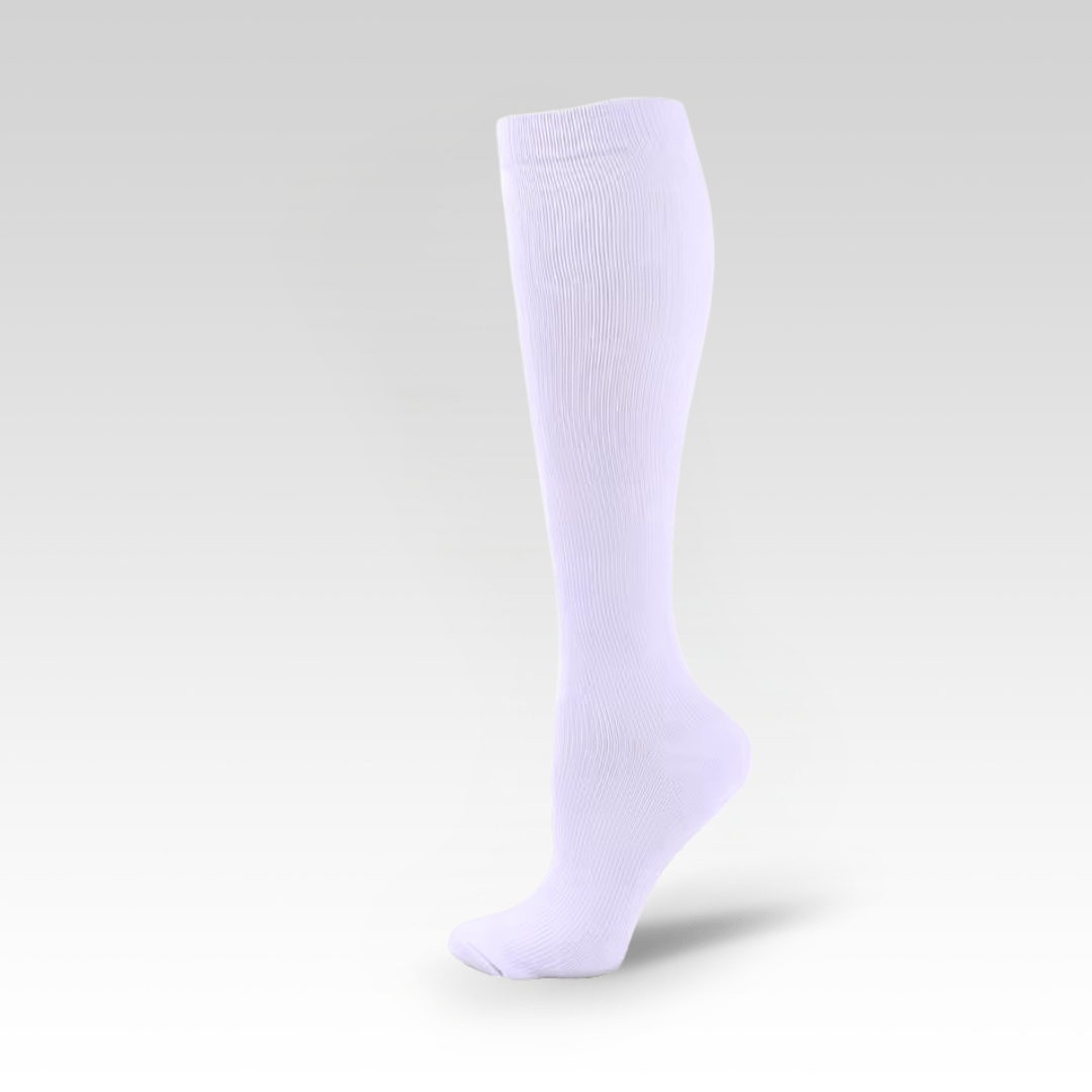 Core-Target Compression Sock White (Unisex)
